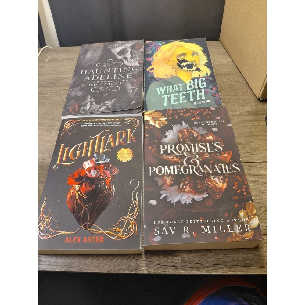 Fantasy Romance Thriller Paperback Set Haunting Adeline Lightlark Szabo Miller - Picture 1 of 6